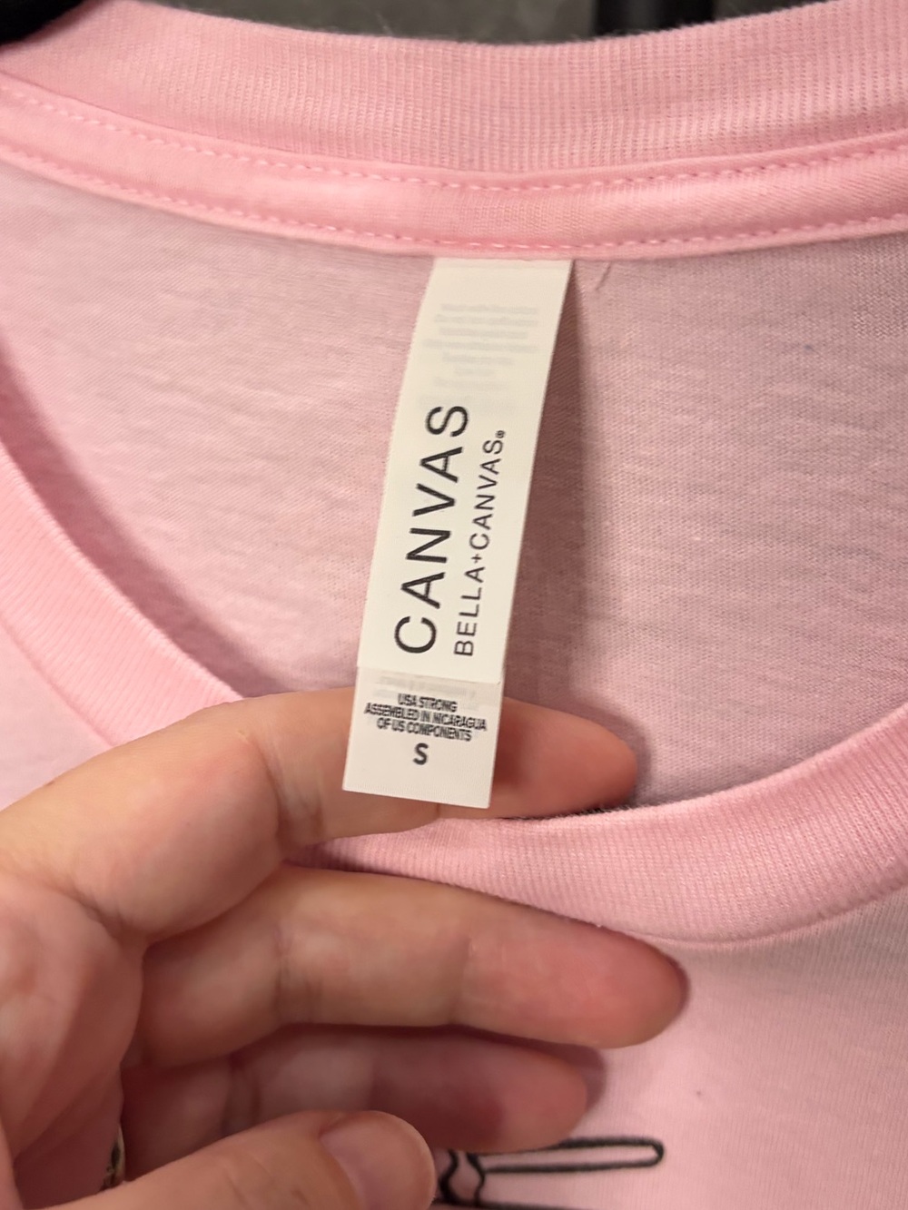 Bella Canvas Ramen Graphic Tee Pink Cotton Size Small - Picture 4 of 12